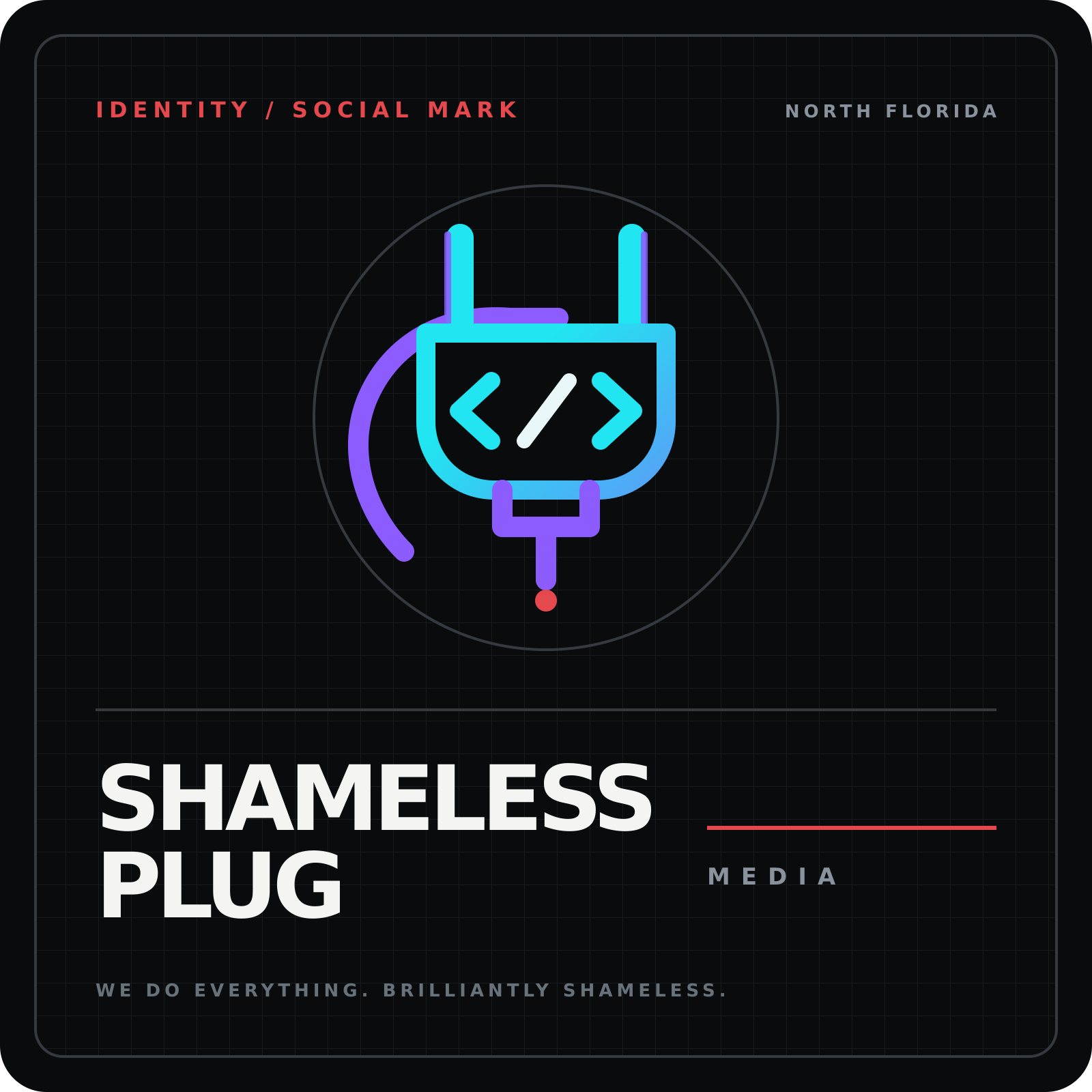 Shameless Plug Media identity mark